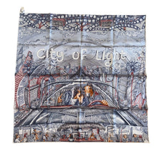 Load image into Gallery viewer, Hermes Silk Scarf «City of Light» designed by Elias Kafouros