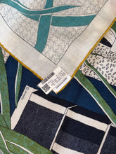 Load image into Gallery viewer, Hermes Cashmere and Silk GM Shawl «Rendez-Vous Chez Hermès» by Carine Brancowitz 140.