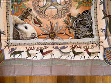 Load image into Gallery viewer, Hermes Cashmere/Silk Shawl “La Vie Du Grand Nord” 140