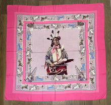 Load image into Gallery viewer, Hermes Cashmere and Silk Scarf “La Pani Shar Pawnee” by Kermit Oliver 140.