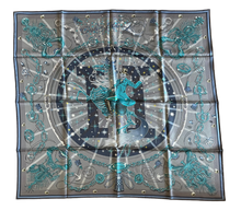 Load image into Gallery viewer, Hermes Double-faced silk scarf “C’est la Fête” by Daiske Nomura.