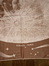 Load image into Gallery viewer, HERMES Cashmere/Silk Shawl “Clair de Lune” by Dimitri Rybaltchenko 140.