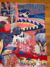 Load image into Gallery viewer, Hermes Cashmere and Silk GM Shawl «En Liberte !» by Carine Brancowitz 140.