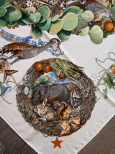 Load image into Gallery viewer, Hermes Cashmere/Silk Shawl “Fauna et Flora du Texas” by Kermit Oliver 140.