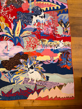 Load image into Gallery viewer, Hermes Cashmere and Silk GM Shawl «En Liberte !» by Carine Brancowitz 140.