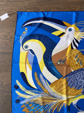 Load image into Gallery viewer, Hermes 100% Silk Scarf «Toucans de Paradis » by Katie Scott.