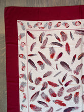 Load image into Gallery viewer, Hermes Cashmere/Silk GM Shawl “Plumes” by Henri de Linares 140