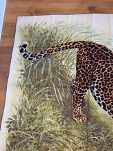 Load image into Gallery viewer, Hermes Cashmere/Silk GM Shawl “Panthers Paradis” by Robert Dallet 140.