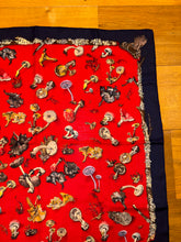 Load image into Gallery viewer, Hermes Cashmere and Silk GM Shawl « Champignons » by Anna Gavarni/Francoise de la Perriere