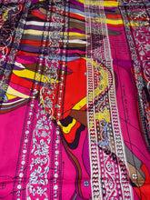Load image into Gallery viewer, Hermes precious embroidered Silk Shawl “Pegase d’Hermes Au Bloc” 140