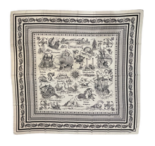 Load image into Gallery viewer, Hermes Cashmere and Silk GM Shawl “Tatouages Marins Bandana” by Sophie Koechlin 140.