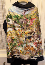 Load image into Gallery viewer, Limited edition Hermes Silk Twill Scarf “Madison Avenue” by Kermit Oliver.