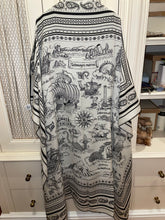 Load image into Gallery viewer, Hermes Cashmere and Silk GM Shawl “Tatouages Marins Bandana” by Sophie Koechlin 140.