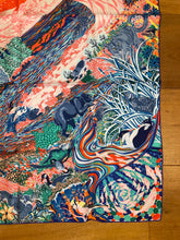 Load image into Gallery viewer, Hermes Silk Twill Scarf “Into the Canadian Wild » by Alice Shirley.