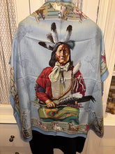 Load image into Gallery viewer, Hermes Cashmere and Silk Scarf “La Pani Shar Pawnee” by Kermit Oliver.