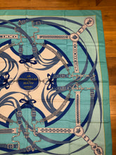 Load image into Gallery viewer, Hermes Cashmere/Silk Shawl “La Promenade du Matin” by Henri d'Origny 140