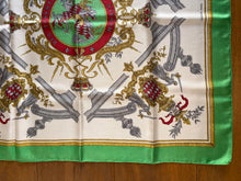 Load image into Gallery viewer, Hermes Silk Scarf «Deo Juvante Monaco» by Hugo Grygkar.