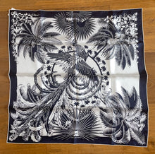 Load image into Gallery viewer, Hermes Vintage Silk Jacquard Scarf “MYTHIQUES PHOENIX” by Laurence Bourthoumieux.