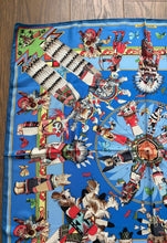 Load image into Gallery viewer, Hermes Silk Scarf Kachinas by Kermit Oliver