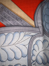 Load image into Gallery viewer, Hermes Cashmere/Silk Shawl “Lettres Equestres” 140