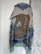 Load image into Gallery viewer, Hermes Cashmere and Silk GM Shawl “Jungle Love” by Robert Dallet 140.