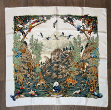 Load image into Gallery viewer, Hermes Silk Twill Scarf “Sichuan” by Robert Dallet