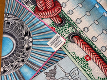 Load image into Gallery viewer, Hermes Cashmere/Silk Shawl “Parures de Samourais” by Aline Honore 140
