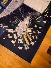 Load image into Gallery viewer, Hermes Cashmere/Silk Shawl “Hermès Flagship” by Dimitri Rybaltchenko 140.