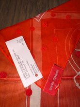 Load image into Gallery viewer, Hermes Beaded Silk Mousseline Scarf Ex Libris Au Pois Couture