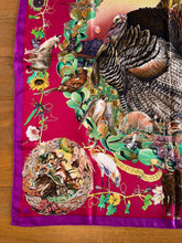 Load image into Gallery viewer, Hermes Silk Twill Scarf “Fauna et Flora du Texas” by Kermit Oliver.