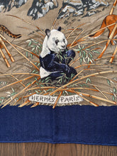 Load image into Gallery viewer, Hermes Cashmere/Silk Scarf “Sichuan” by Robert Dallet.