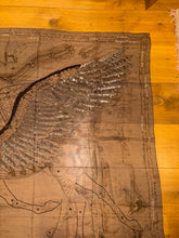 Load image into Gallery viewer, Exceptional beaded Hermès silk chiffon shawl “Le Pegase Lumiere” 140
