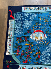 Load image into Gallery viewer, Hermes Cashmere and Silk GM Shawl “Neige d’Antan” by Cathy Latham 140.