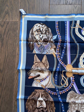 Load image into Gallery viewer, Hermes Vintage Silk Scarf “Jour de Casting” by Liz Stirling.
