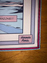 Load image into Gallery viewer, Hermes Silk Twill Double Sided Scarf WOW by Ugo Bienvenu