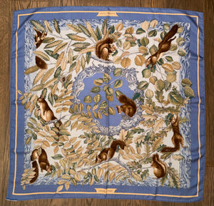 Hermes Cashmere and Silk GM Shawl “Casse-Noisette” by Antoine de