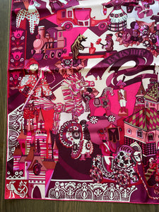 Hermes Silk Twill Scarf “Zabavushka" by Eugenia Miroshnichenko.
