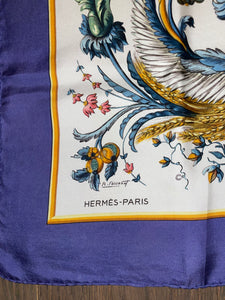 Hermes Silk Twill Scarf “Ceres” by Francoise Faconnet.