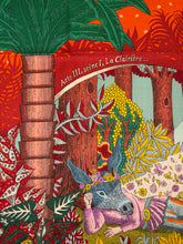 Load image into Gallery viewer, Hermes Cashmere/Silk GM Shawl “Acte III, Scene I, La Clairiere» by Edouard Baribeaud 140.