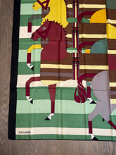Load image into Gallery viewer, Hermes Cashmere/Silk Shawl “Rocabar” by Henri d'Origny 140