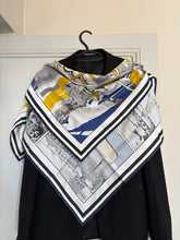 Load image into Gallery viewer, Hermes Silk Twill Double Sided Scarf WOW by Ugo Bienvenu