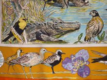 Load image into Gallery viewer, Hermes Silk Twill Scarf “La vie sauvage du Texas” by Kermit Oliver.