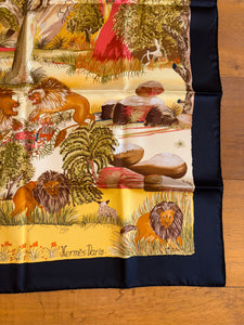 Hermes Silk Scarf Nuba Mountain by Ibrahim Alami Kwumi Sefedin