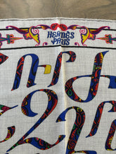 Load image into Gallery viewer, Hermes Cashmere and Silk GM Shawl “Lettres d’Erevan” by Karen Petrossian 140.