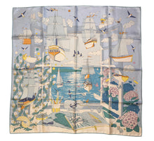 Load image into Gallery viewer, Hermes Silk Twill Scarf “L'Esprit s'Envole” by Dimitri Rybaltchenko.