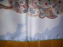 Load image into Gallery viewer, Hermes Silk Twill Scarf “Nuées Imaginaires” by Christine Henry.