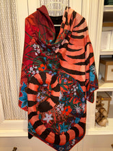 Load image into Gallery viewer, Hermes Cashmere/Silk Shawl “Tyger Tyger” by Alice Shirley 140
