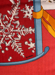 Hermes Cashmere and Silk GM Shawl “Neige d’Antan” by Cathy Latham 140