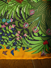 Load image into Gallery viewer, Hermes Silk Twill Scarf “Dans Un Jardin Anglais” by Alice Shirley