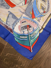 Load image into Gallery viewer, Hermes Silk Scarf «Barcarolle» by Philippe Dauchez.